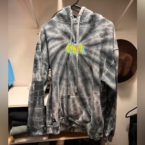 Ripndip Charcoal Hoodie with Vibrant Logo